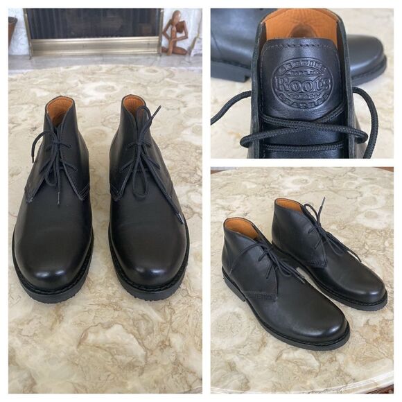 Roots Shoes - Roots Leather Ankle Desert Boots - AS NEW